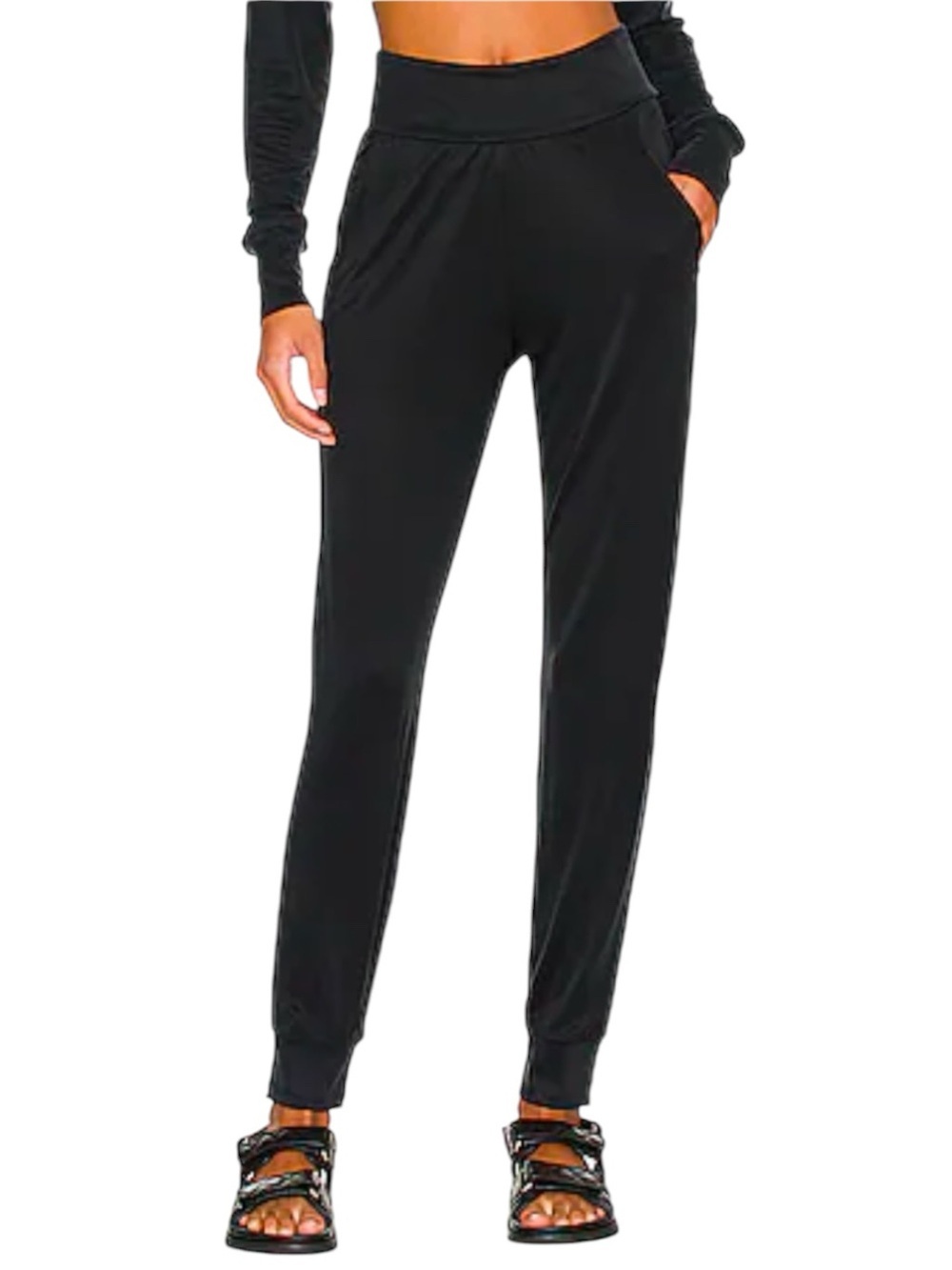 NEW! Commando Vegan Silk Jogger Black Size Medium NWT